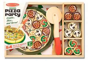 Pizza Party Wooden Set de Melissa & Doug