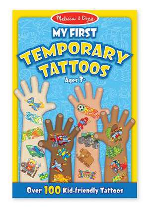 My First Temporary Tattoos - Blue de Melissa & Doug