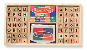 Alphabet Stamp Set de Melissa & Doug