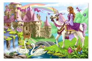 Fairy Tale Castle Floor Puzzle (48 PC) de Melissa & Doug