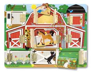 Magnetic Farm Hide & Seek Board de Melissa & Doug