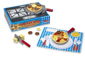 Wooden Flip & Serve Pancake Set de Melissa & Doug