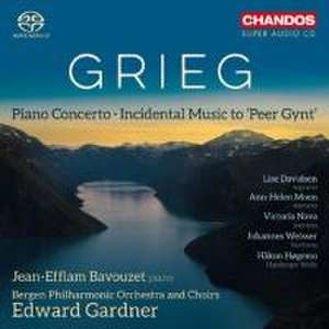 Peer Gynt-Suite/Klavierkonzert op.16 de Davidsen/Moen/Bavouzet/Gardner/Bergen PO & Choirs