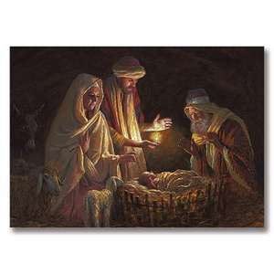 Nativity Christmas Card: Collectible Trading Cards de Abbey Press