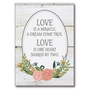 Love Miracle Wedding Cards Set 6