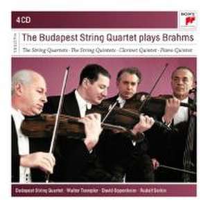 The Budapest Strinq Quartet Play Brahms de Budapest String Quartet