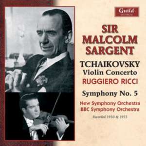 Sir Malcolm Sargent Dirigiert Tschaikowsky de Sargent/Ricci/New Symph. Orch. /BBC SO