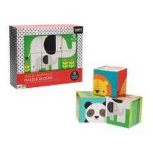 Wild Animals Puzzle Blocks de Petit Collage