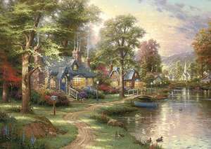 Am See. Puzzle 1500 Teile de Thomas Kinkade