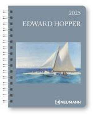 Edward Hopper 2025 - Diary - Buchkalender - Taschenkalender - Kunstkalender - 16,5x21,6 de Neumann