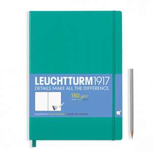 Agendă Sketchbook Leuchtturm (A4+): Emerald, Master