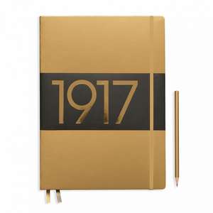 Agende Leuchtturm Special Metallic Edition 1917 (Hardcover): Gold, Master Slim, pagini punctate