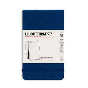 Leuchtturm Reporter Notepad Pocket, Navy, Dotted, A6 de Leuchtturm