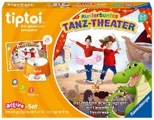 Ravensburger tiptoi® Spiel 00122 ACTIVE Set Kunterbuntes Tanz-Theater, Bewegungsspiel ab 3 Jahren de Janet Kneisel