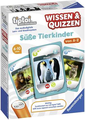 Wissen & Quizzen: Süße Tierkinder tiptoi Spiele/Puzzles