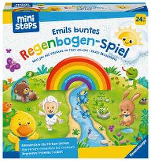 Ravensburger ministeps 4582 Emils buntes Regenbogen-Spiel, erstes Spiel zum Farbenlernen, Spielzeug ab 2 Jahren