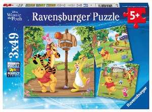 Ravensburger Kinderpuzzle 05187 - Tag des Sports - 3x49 Teile Disney Puzzle für Kinder ab 5 Jahren