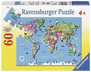 World Map 60 PC Puzzle de Ravensburger