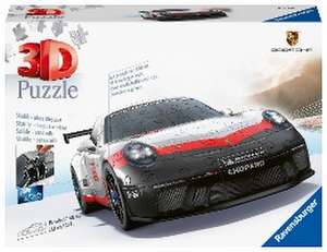 Ravensburger 3D Puzzle 11557 - Porsche 911 GT3 Cup - Die berühmte Fahrzeug und Sportwagen Ikone als 3D Puzzle Auto