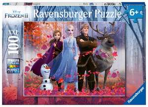 Ravensburger Kinderpuzzle - 12867 Magie des Waldes - Disney Frozen-Puzzle für Kinder ab 6 Jahren, mit 100 Teilen im XXL-Format