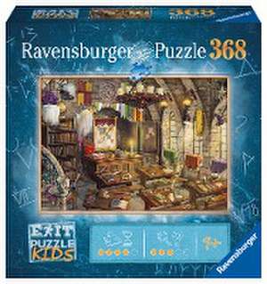 Ravensburger EXIT Puzzle Kids - In der Zauberschule - 368 Teile Puzzle für Kinder ab 9 Jahren