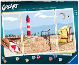 Ravensburger CreArt - Malen nach Zahlen 20277 - Beside the Seaside - ab 14 Jahren