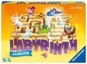 Ravensburger® 20847 - Junior Labyrinth - Familienklassiker für die Kleinen, Spiel für Kinder ab 4 Jahren - Gesellschaftspiel geeignet für 2-4 Spieler, Junior-Ausgabe de Max Kobbert