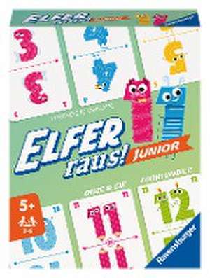 Ravensburger - 20947 Elfer Raus! Junior - Kartenspiel 2 - 6 Spieler, Spiel ab 5 Jahren für Kinder und Erwachsene, Zahlenraum 1-20 de © Hausser