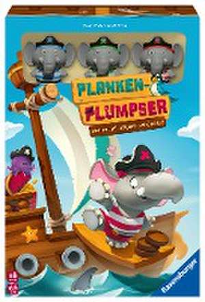 Ravensburger Kinderspiel 22342 - Planken-Plumpser - Wer zu viel riskiert, wird nass!! - Ein spannungsreiches Spiel für 2 bis 4 Kinder ab 5 Jahren de Florian Sirieix