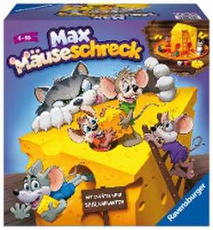 Ravensburger Kinderspiele 24562 - Max Mäuseschreck - Würfel-Laufspiel für 2 bis 4 Spieler ab 4 Jahren de © Seven Towns Ltd.