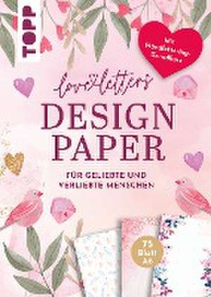 Design Paper Love Letters A6 de Ludmila Blum