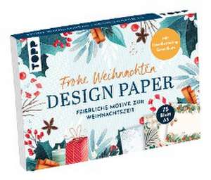 Design Paper A5 Frohe Weihnachten. Mit Handlettering-Grundkurs de Ludmila Blum