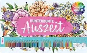 Colorful World Designdose mit 36 Buntstifte Kunterbunte Auszeit de Frechverlag