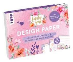 Design Paper A5 Lovely You. Mit Handlettering-Grundkurs de Ludmila Blum