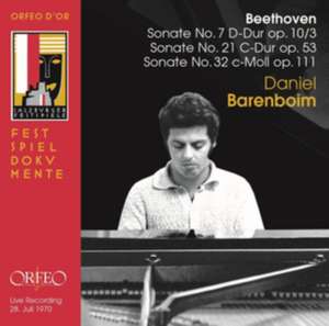 Sonate 7 D-Dur op.10/3/+ de Daniel Barenboim