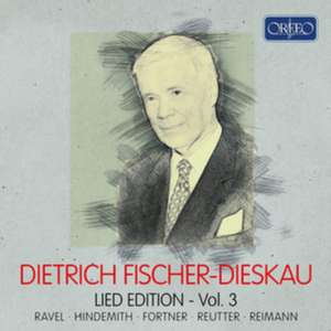 Dietrich Fischer-Dieskau,Lied-Edition-Vol.3 de Dietrich/Höll Fischer-Dieskau