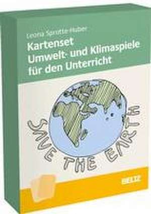 Kartenset Umwelt- und Klimaspiele für den Unterricht de Leona Sprotte-Huber