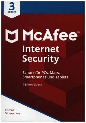 McAfee Internet Security 3 Device (Code in a Box). Für Windows 7/8/10/MAC/Android/iOs