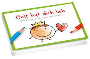 Gott hat dich lieb - Postkartenbuch