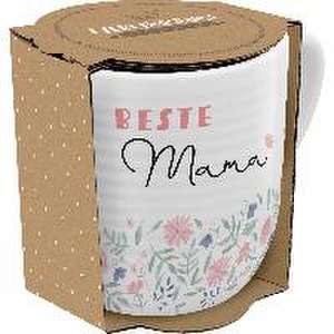 GRUSS & CO Tasse mit Rillen "Beste Mama"