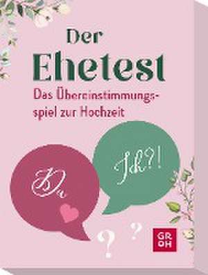 Der Ehetest de Groh Verlag