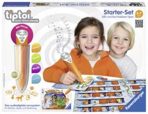 Set tiptoi® cu joc de învățare a literelor. Starter-Set Schatzsuche in der Buchstabenburg