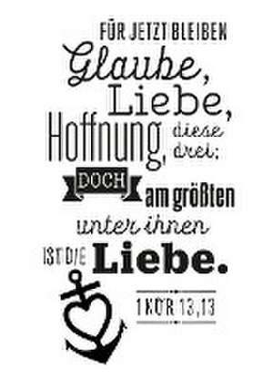 Stempel "Glaube, Liebe, Hoffnung"