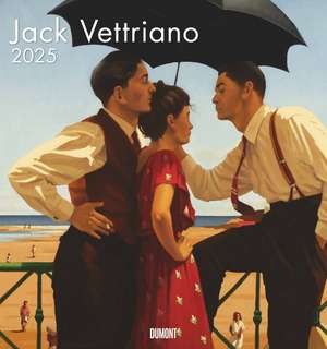 DUMONT - Jack Vettriano 2025 Wandkalender, 45x48cm, Kunstkalender mit einer großen Fangemeinde, mit ausgewählten Gemälden im Stil der neuen Sachlichkeit, einer der bedeutensten Maler Großbritanniens de DUMONT Kalender