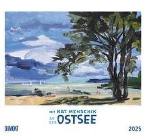 Mit Kat Menschik an der Ostsee 2025 - Kunstkalender - Spiralbindung - Format 38 x 35,5 cm de Dumont Kalenderverlag