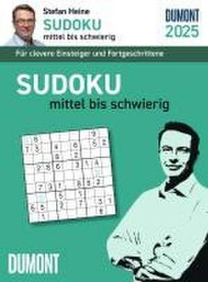 Stefan Heine Sudoku mittel bis schwierig 2025 - Tagesabreißkalender -11,8x15,9 - Rätselkalender - Knobelkalender de Stefan Heine