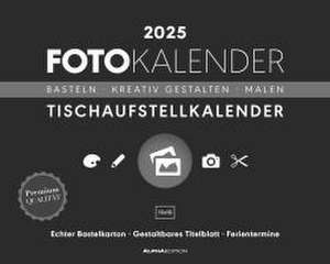 Creative Line Tischaufsteller quer 2025 - Kreativ-Kalender - DIY-Kalender - Kalender zum Basteln - Tischkalender - 20x16 de Alpha Edition