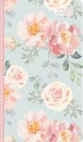 Ladytimer Slim Roses 2025 - Taschen-Kalender 9x15,6 cm - Rosen - Weekly - 128 Seiten - Notiz-Buch - Alpha Edition de Alpha Edition