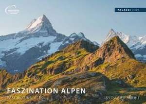 PALAZZI - Faszination Alpen 2025 Wandkalender, 70x50cm, Posterkalender mit majestätischen Alpenlandschaften, hochwertige Fotografie, Erkundung der Bergwelt, internationales Kalendarium de PALAZZI Kalender