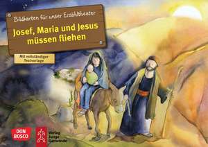 Josef, Maria und Jesus müssen fliehen. Kamishibai Bildkartenset de Klaus-Uwe Nommensen